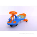 baby walke baby swing car mixed colors and frog prince logo with music button blue color